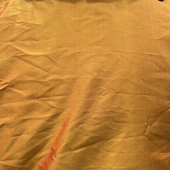 Richard K Tsao Womens Size ? Hand Woven Thai Silk Gold Belaro Ruffle Jacket - Picture 6 of 14